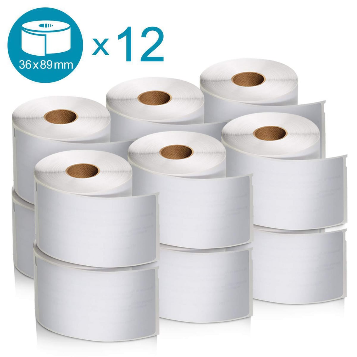 DYMO Label Writer Address Label Roll 36x89mm - Pack Of 12 1