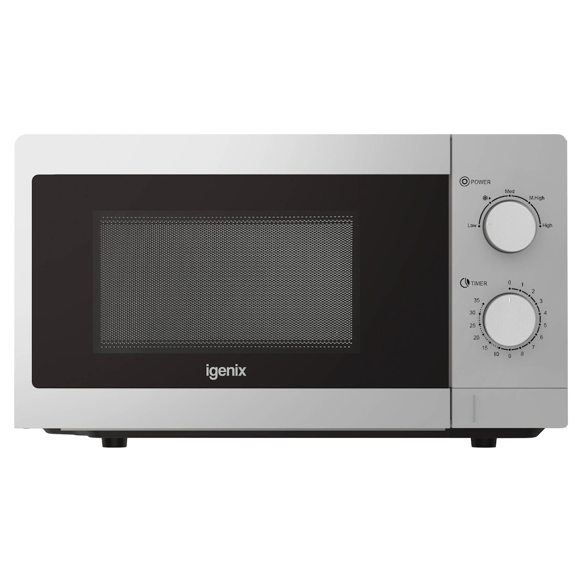 Igenix 20l 800w Manual Microwave Silver 1