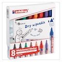 Edding 360 WhiteBoard Marker Bullet Tip - Pack of 8 Assorted Colours 1