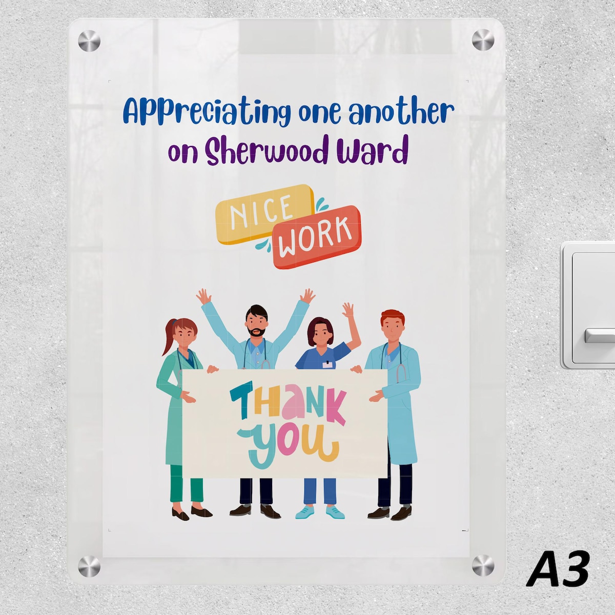 Acrylic Poster Frame A3 1