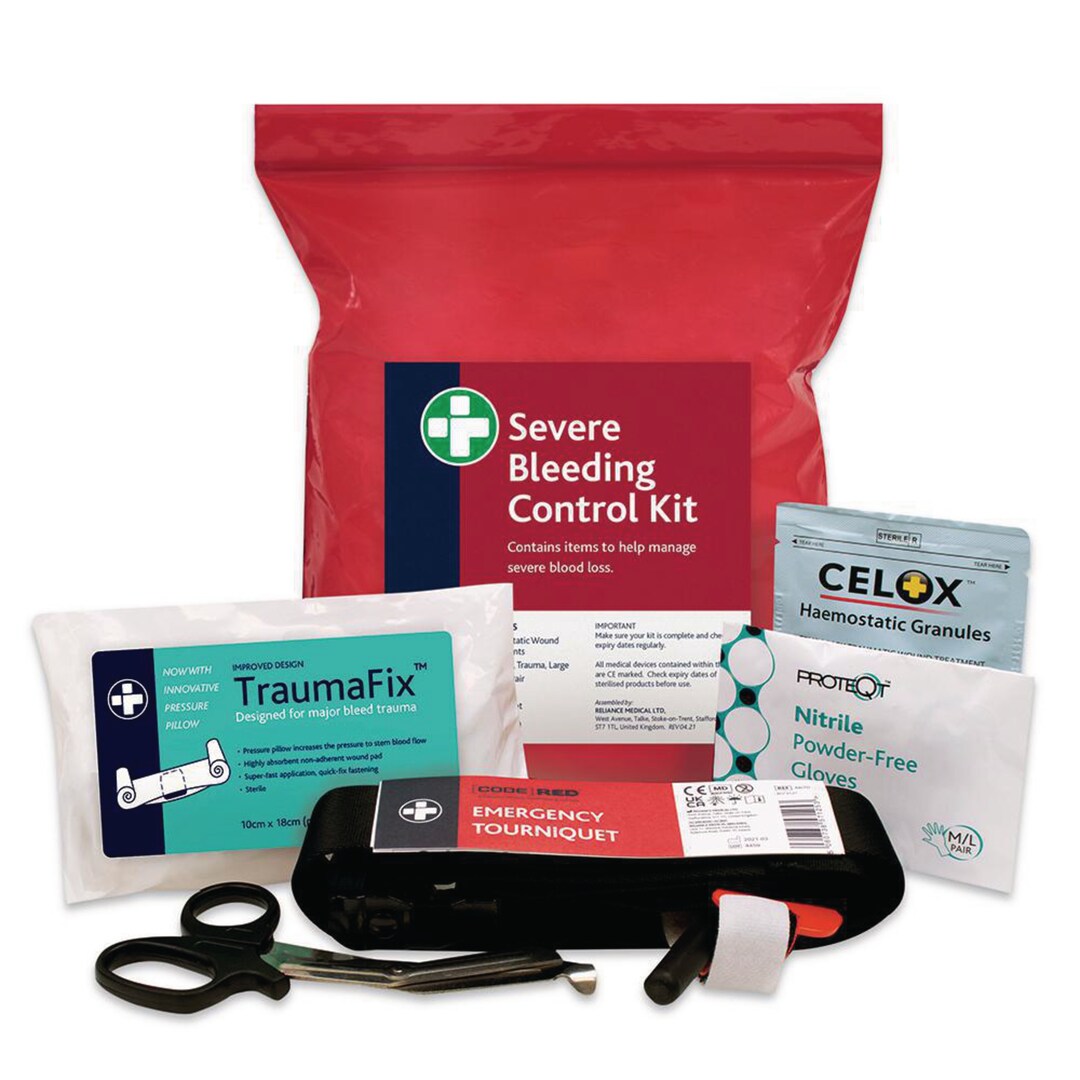 First Aid Kit For Bleeding Severe Bleeding Control Kit | Lyreco