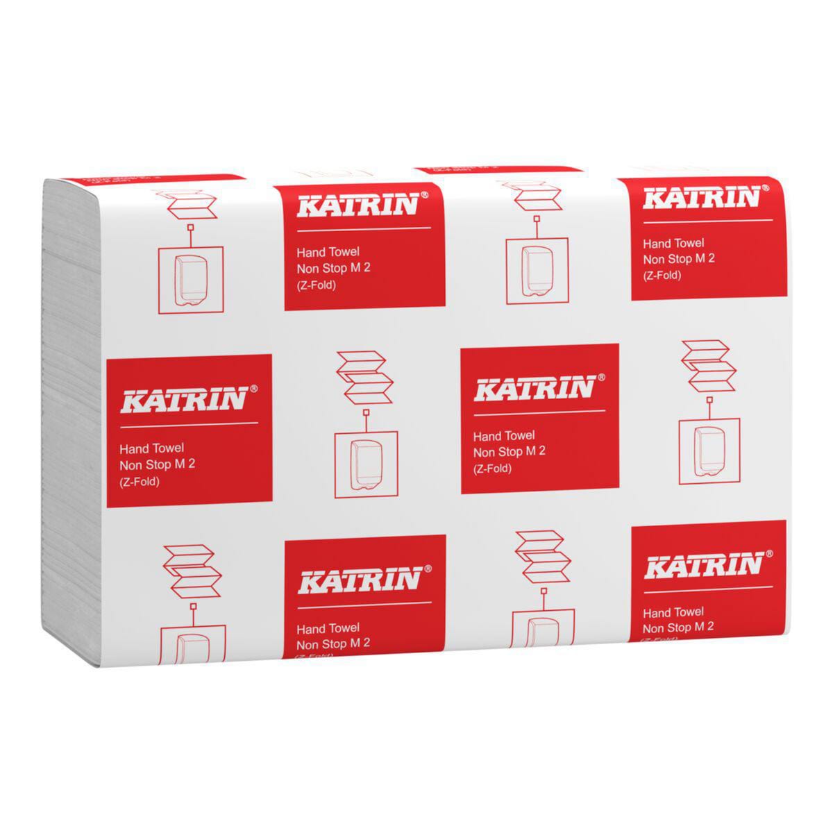 Katrin Z-fold Paper Towels Non-Stop Medium 160 Sheets 2-Ply - Pack of 21 Sleeves 1