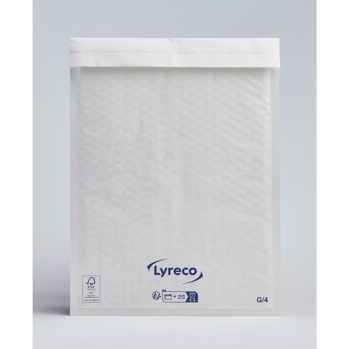 Lyreco White Bubble Envelope 340 X 240Mm G/4 - Pack Of 100 1