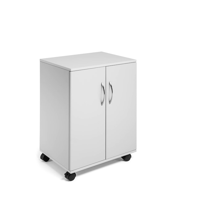Durable Multi-Function Trolley with Closing Doors - Grey 1