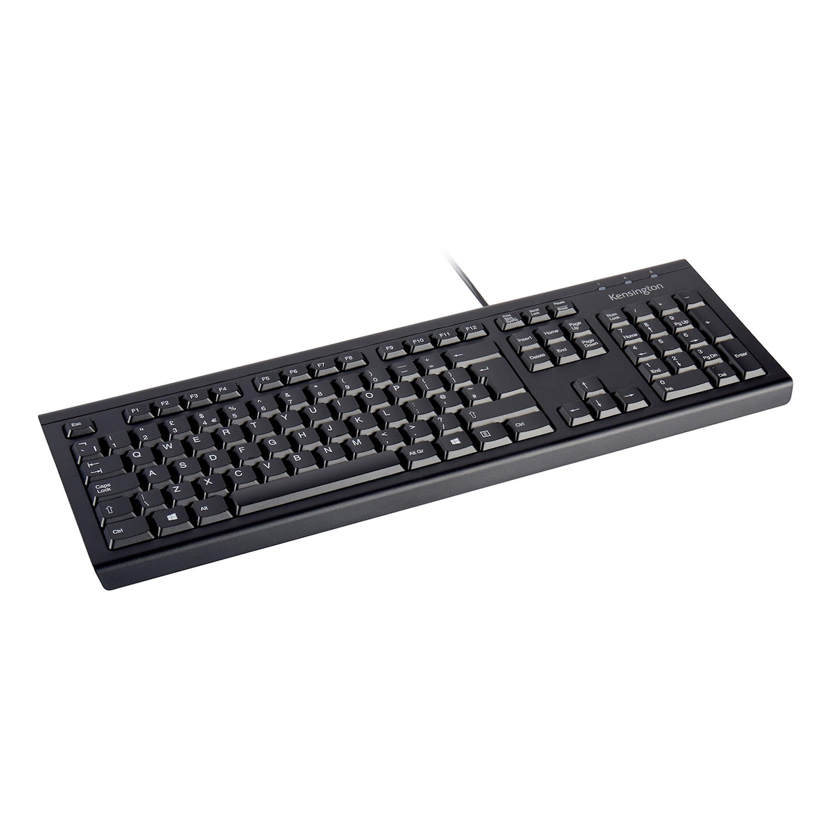 Kensington EQ Wired Keyboard, KB100 Sustainable USB-A Connection 1
