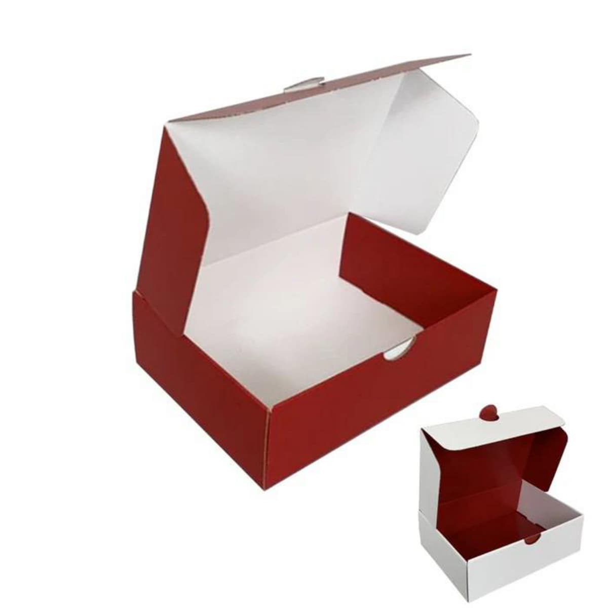 POSTAL BOX 250x184x80 RED - PACK OF 25 1