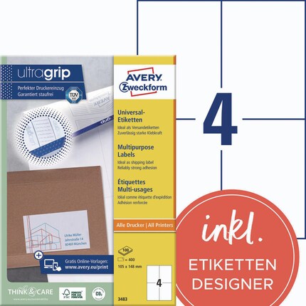 Produktbild Avery Zweckform 3483