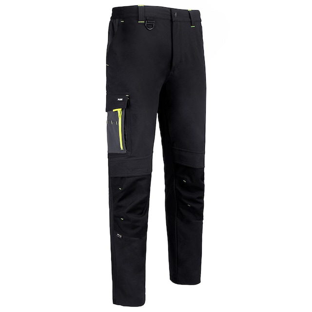 Flex Workwear Trouser Two-Tone Black/Grey 30R 1