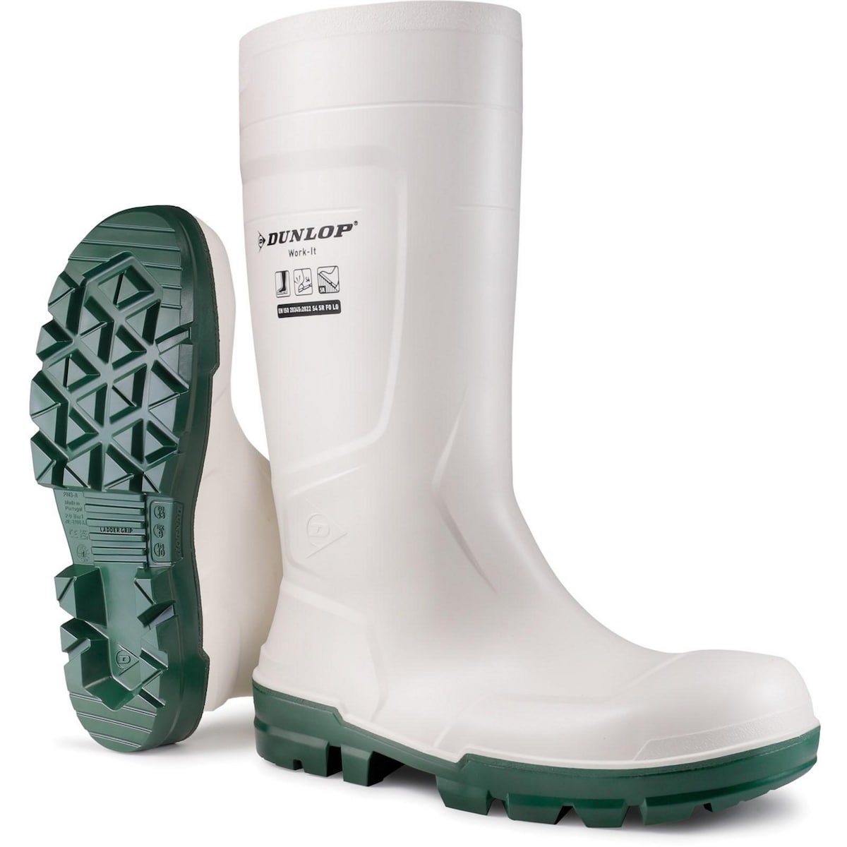 Dunlop Nb1Jb01 Work-It S4 Safety Wellingtons White Size 9 1