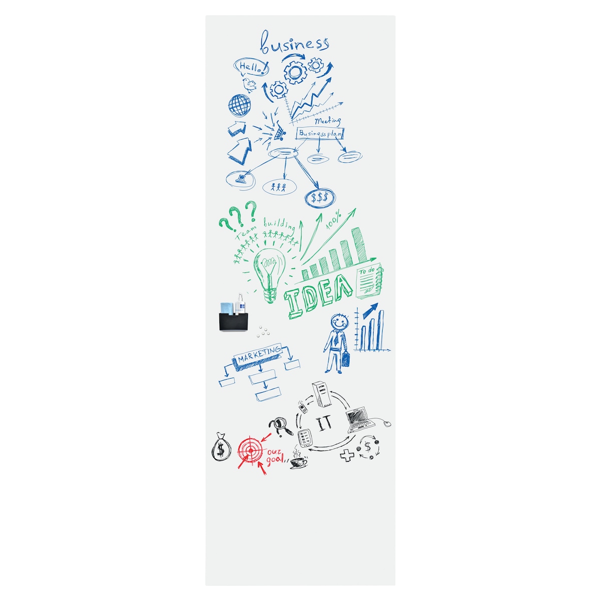 Legamaster Wrapup Whiteboard Foil 101X300cm 1