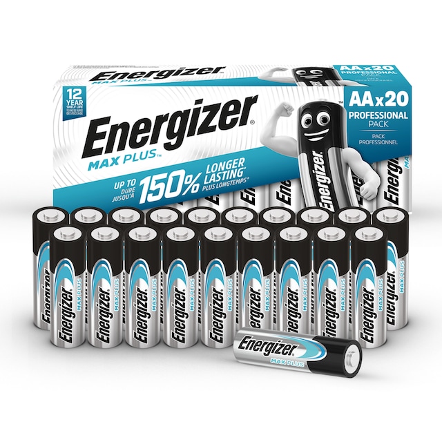 Energizer Alkaline Max Plus AA Batteries - 20 Pack 1