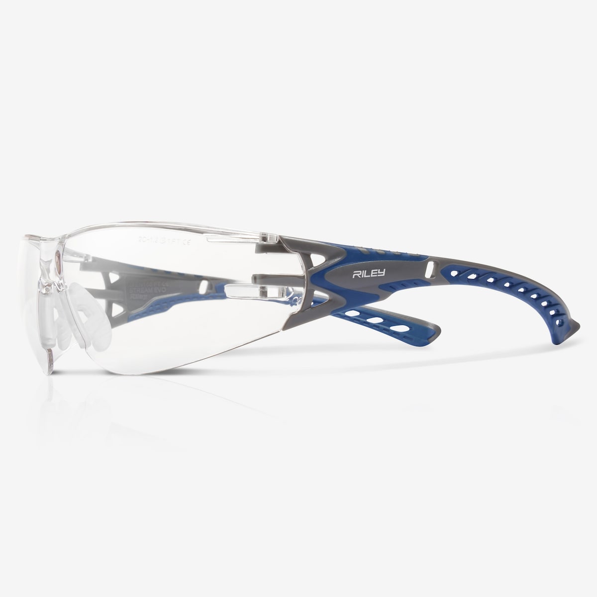 Riley Stream Evo Eco Safety Spectacles - Clear Lens 1