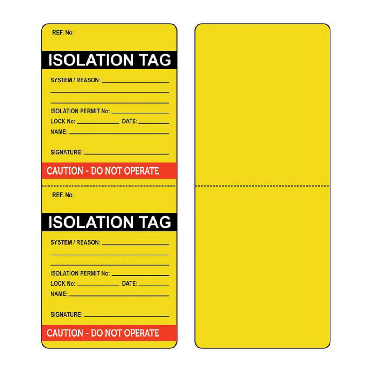 Spectrum Industrial Isolation Tag (Pack of 50) | Lyreco