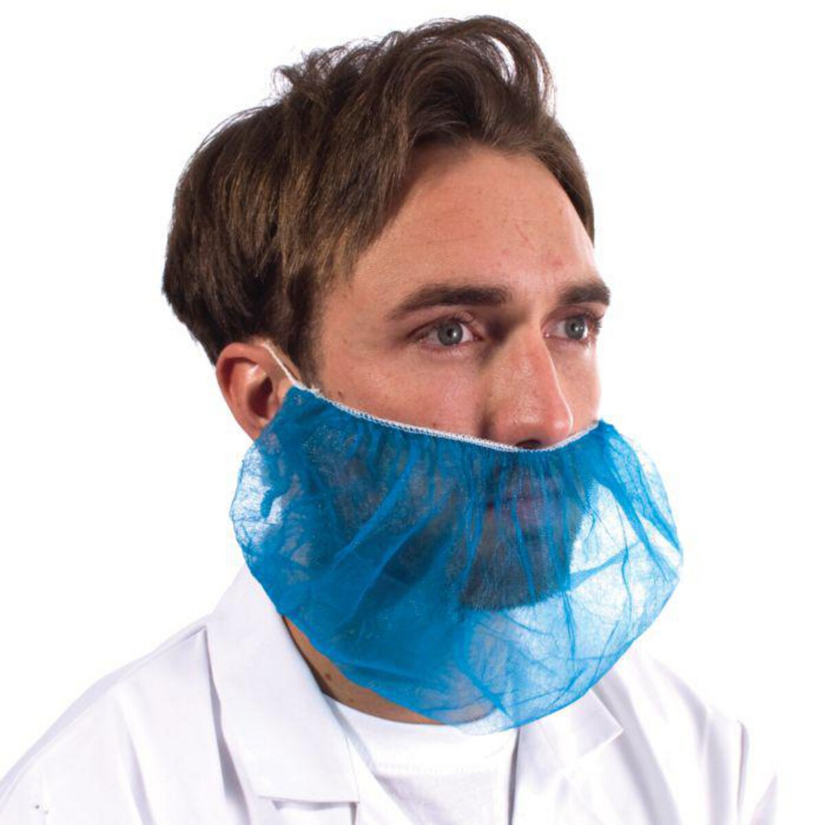 DK05C Beard Masks Blue Pack of 100 1