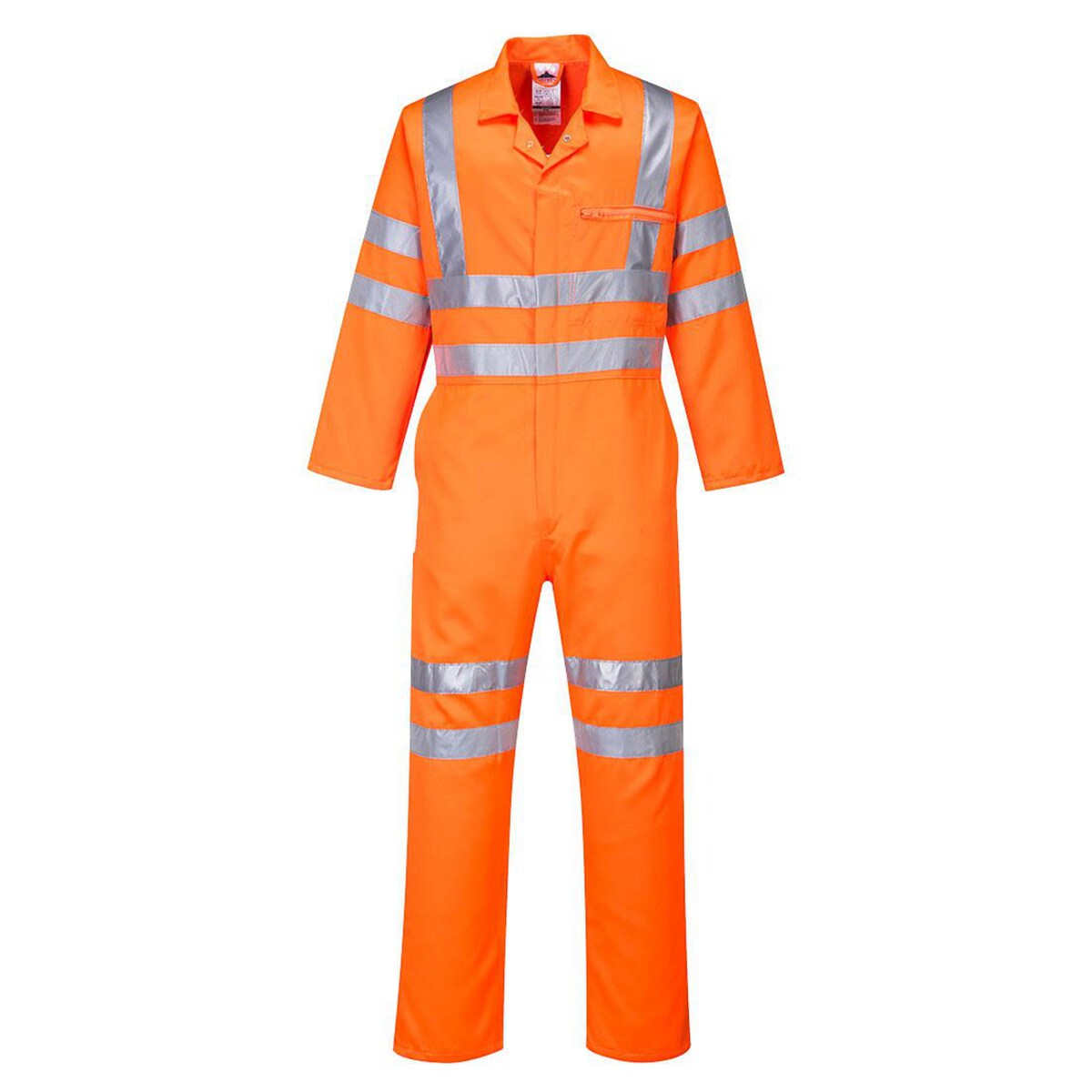 RT42 Hi-Vis Polycotton Service Coverall Orange Tall XL Tall 1