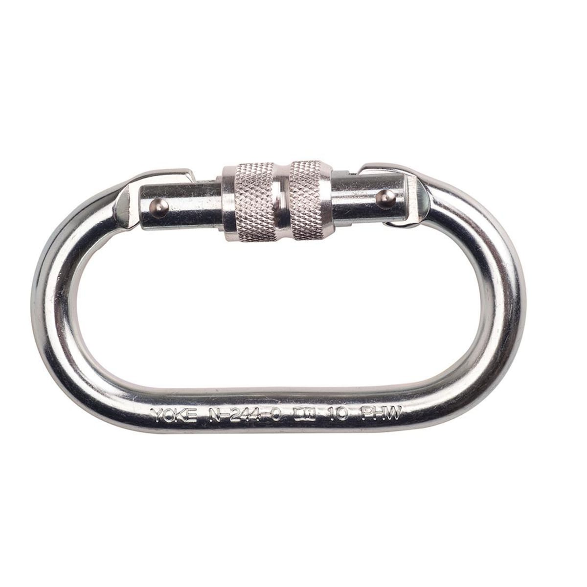 P/W FP30 Screwgate Carabiner Silver 1
