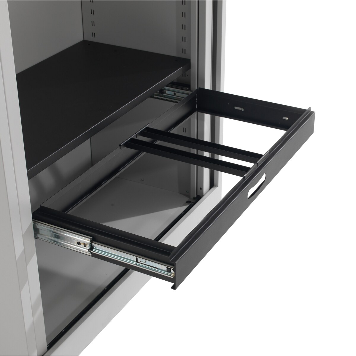 STEEL TAMBOUR FRAME 960X370X100 BLACK 1
