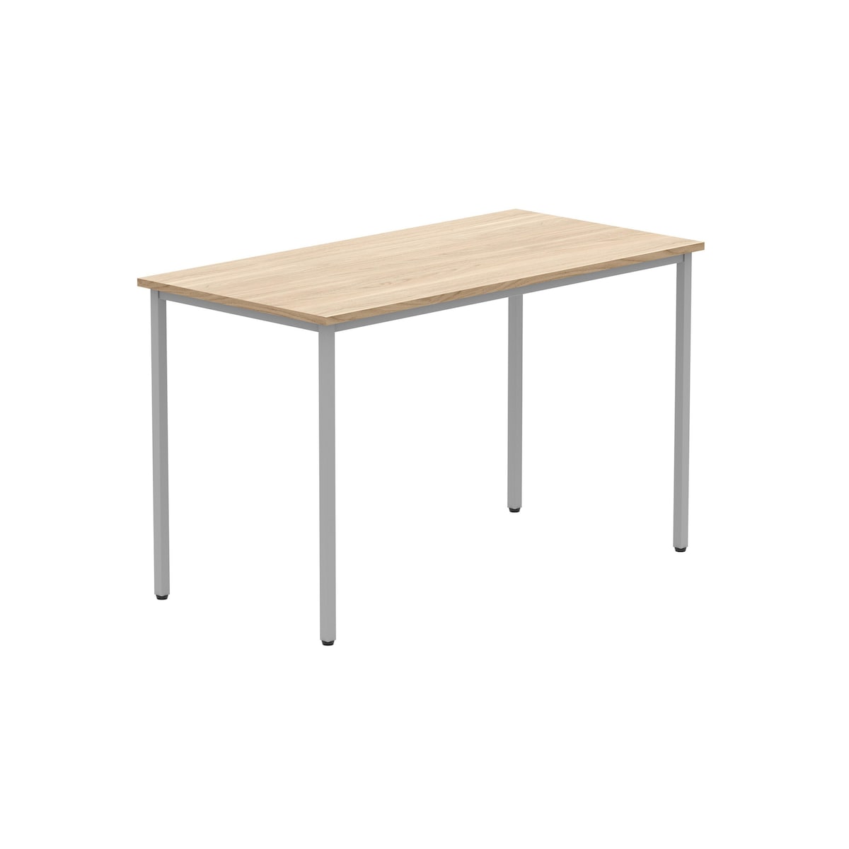 OFFICE TABLE 1200X600X730 OAK/SILVER 1