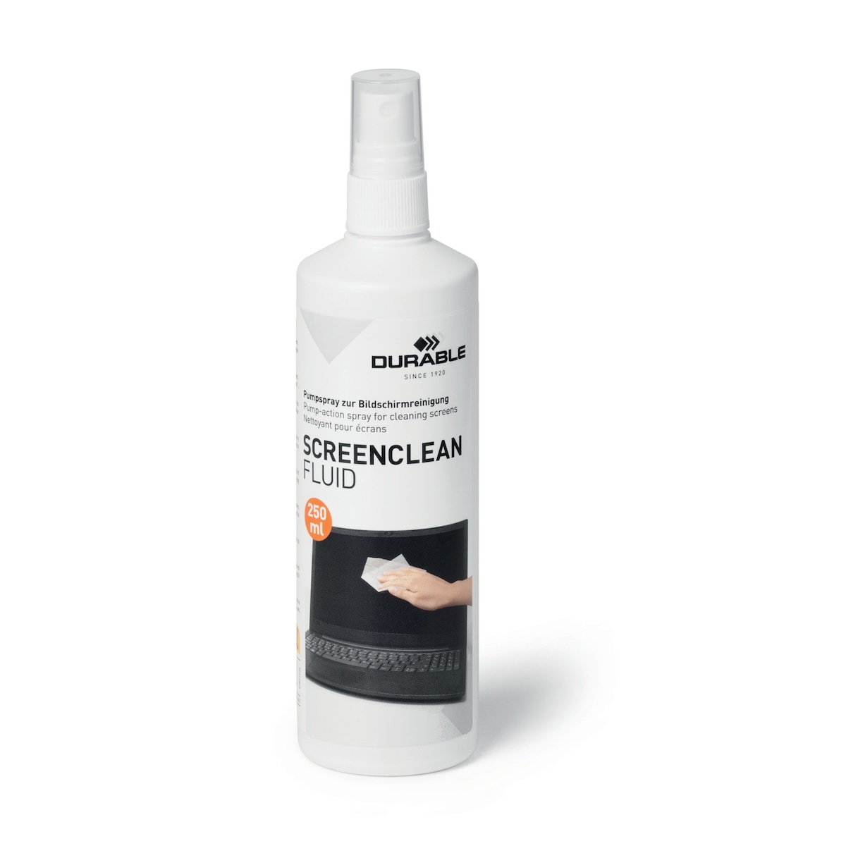 Durable SCREENCLEAN Fluid 250ml Bottle - Pack of 1 1