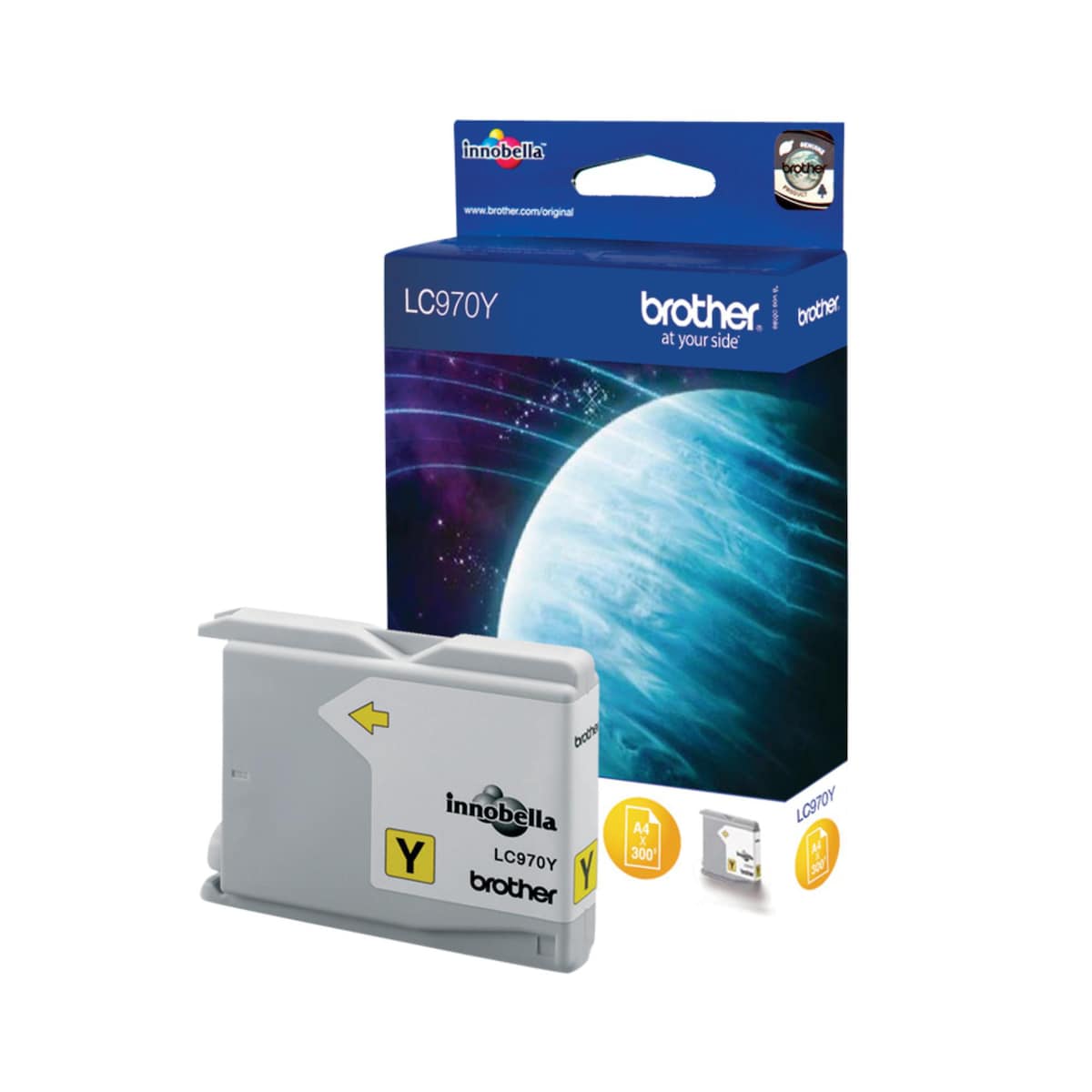 Brother LC-970Y Ink Cartridge Yellow 1