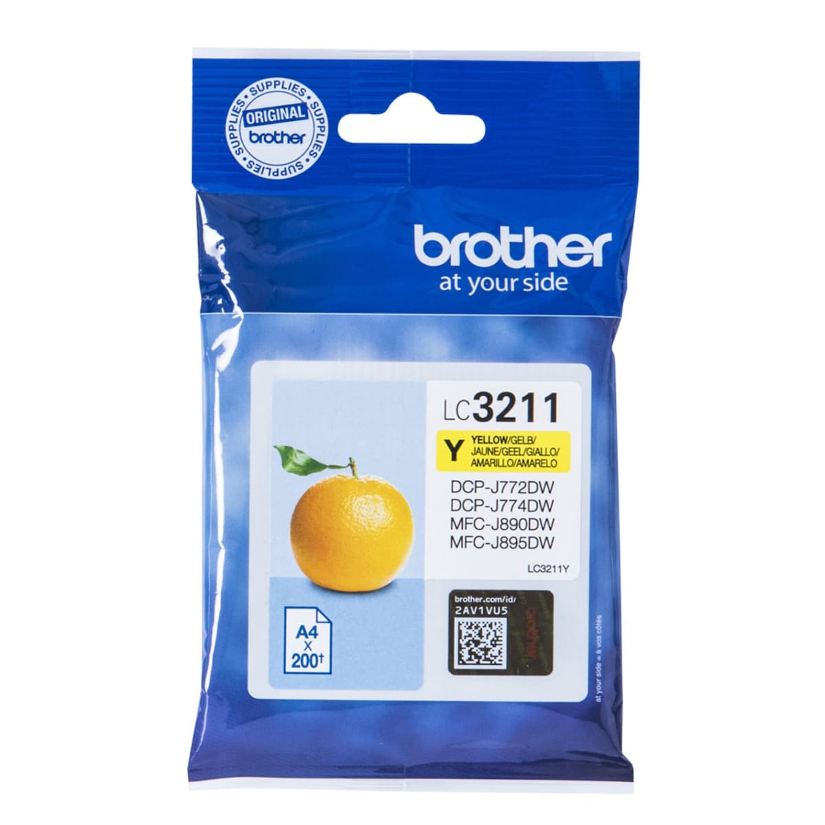 Brother LC-3211 Inkjet Cartridge Yellow 1