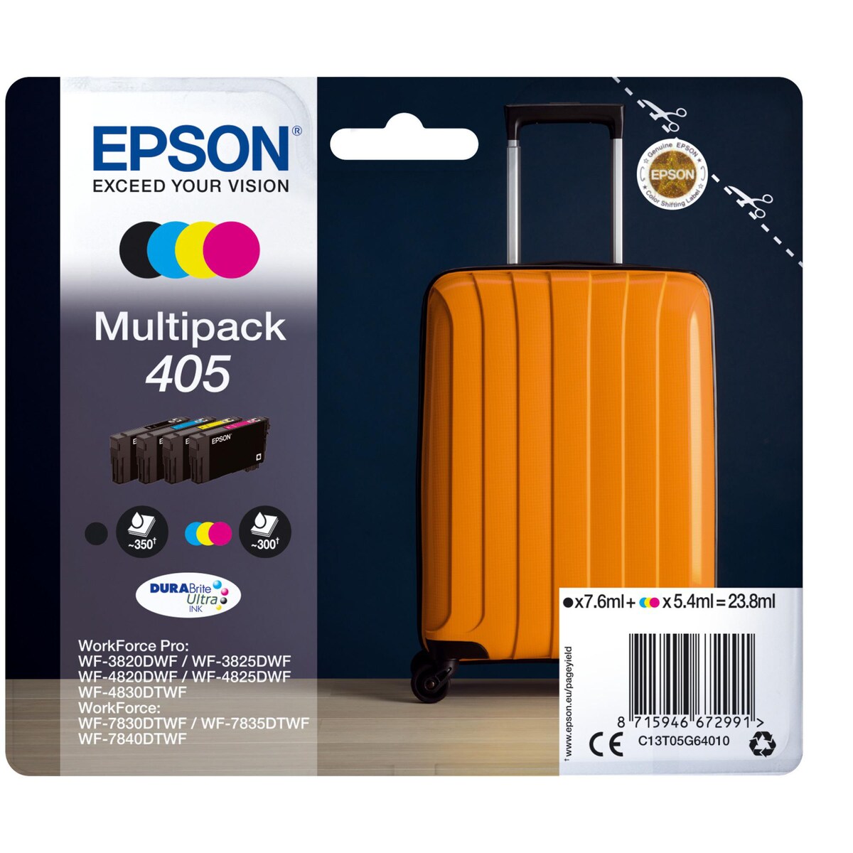 Epson 405 Durabrite B/C/M/Y (C13T05G64010) 1