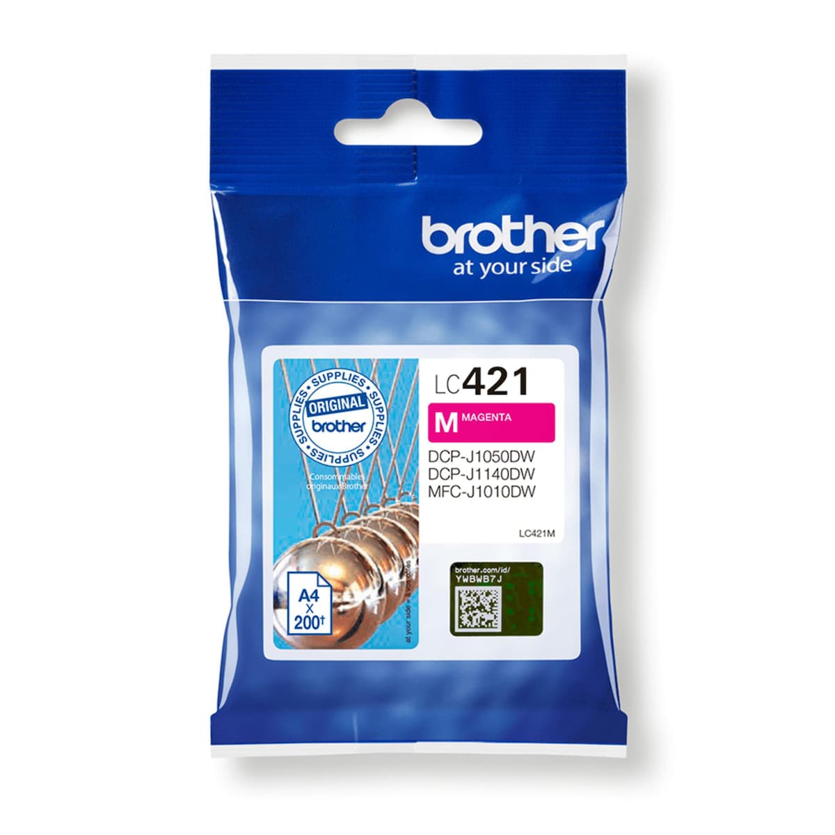 Brother LC421M Ink Cartridge Magenta (LC421M) 1