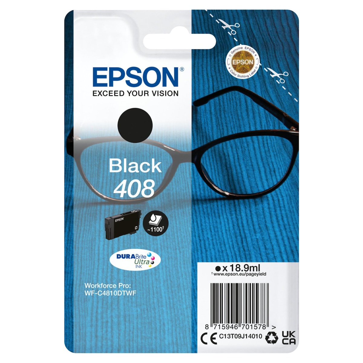 Epson 408 Durabrite Ink Black (C13T09J14010) 1