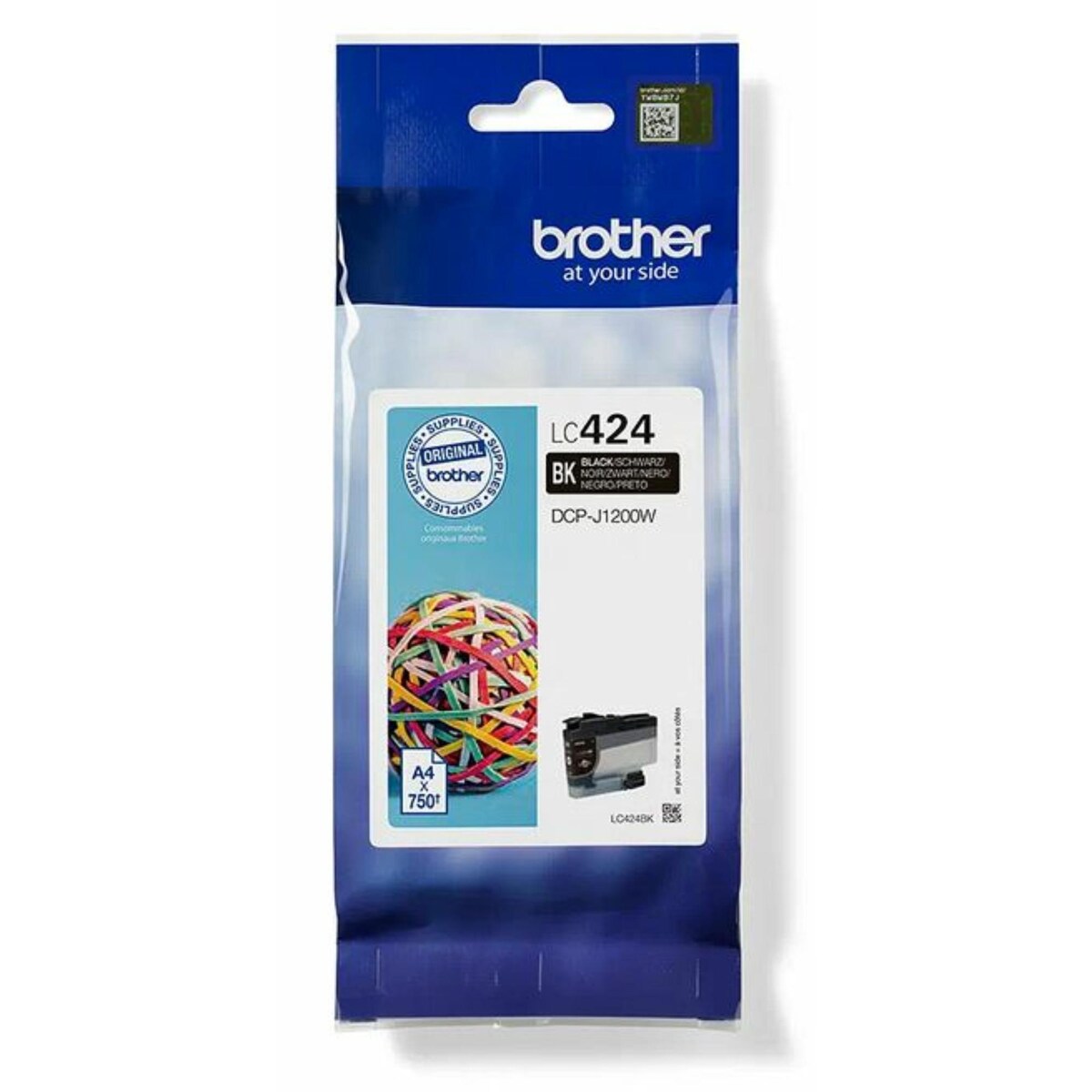 Brother LC424BK Ink Cartridge Black (LC424BK) 1