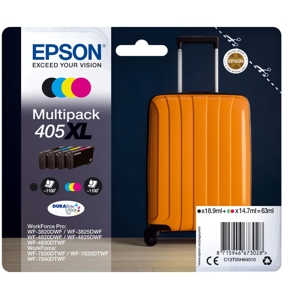 Epson 405XL Durabrte B/C/M/Y (C13T05H64010) 1