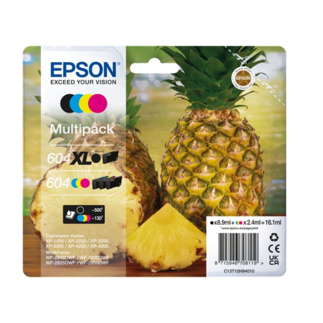 Epson 604XL Mutli B/C/M/Y (C13T10H94020) 1
