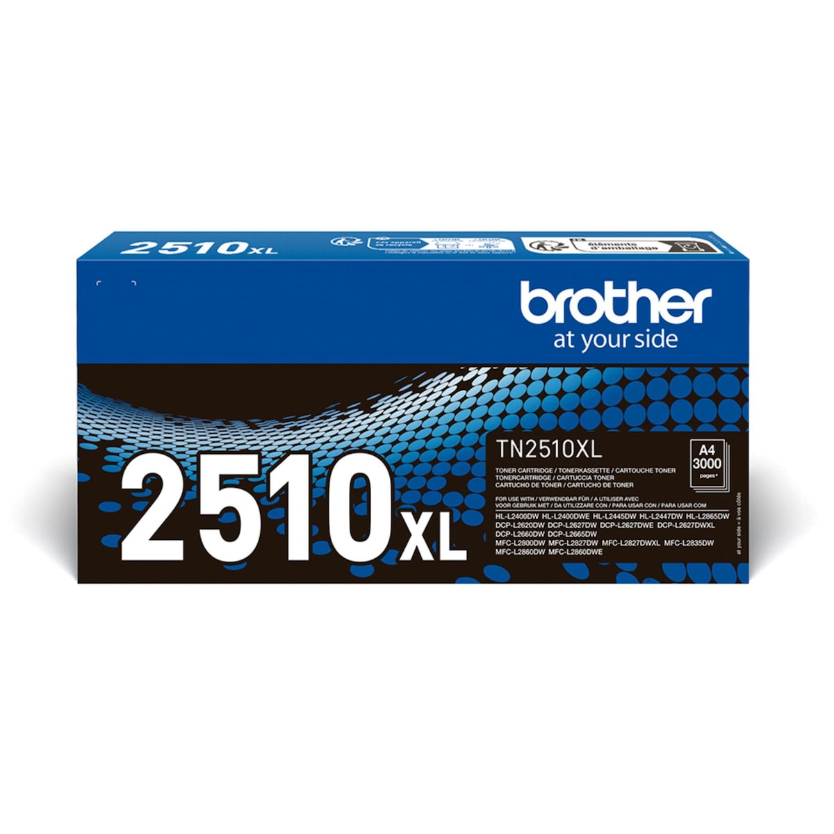 Brother TN2510xl High Yield Black Toner 1