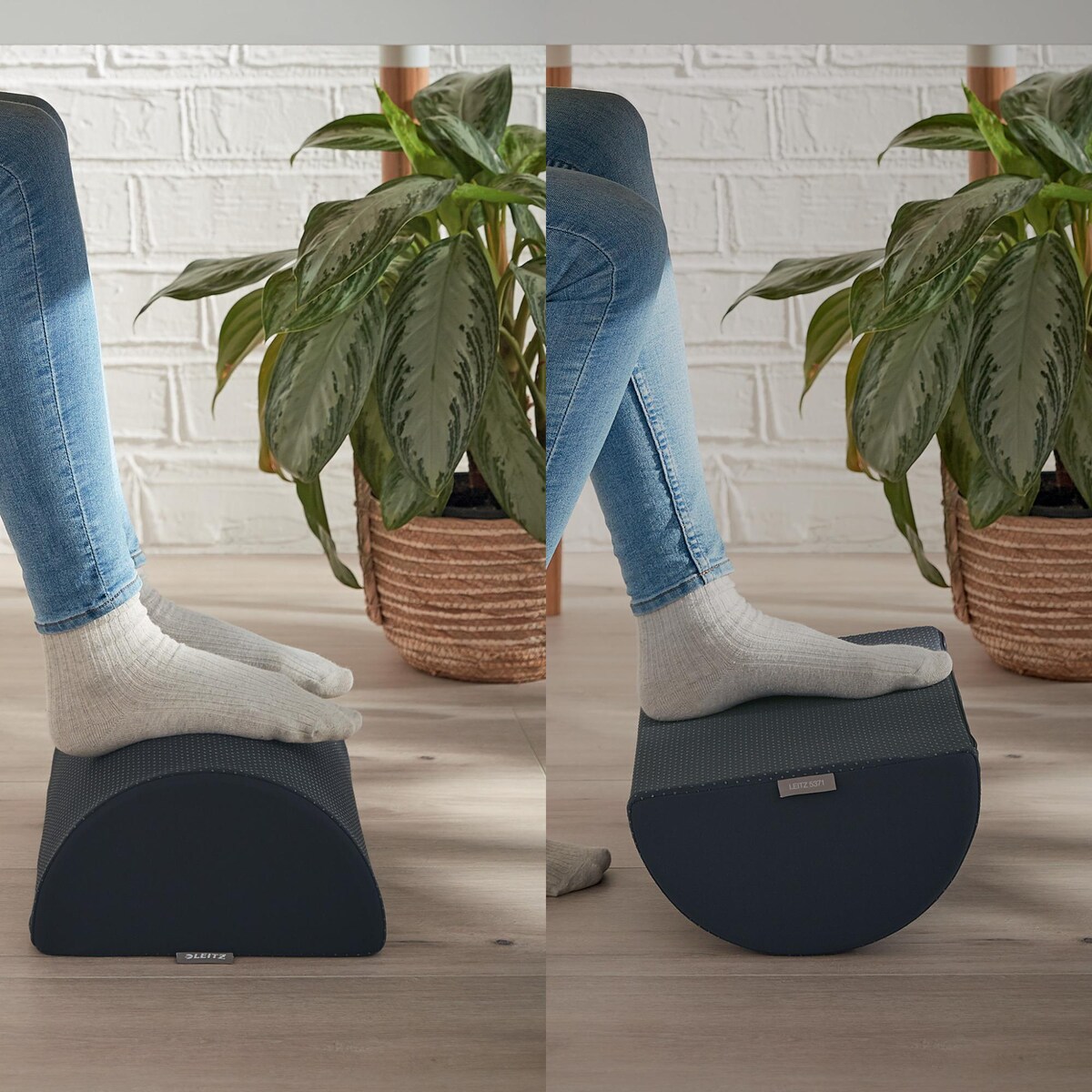 Leitz Foot Rest Ergo Cosy Grey 1