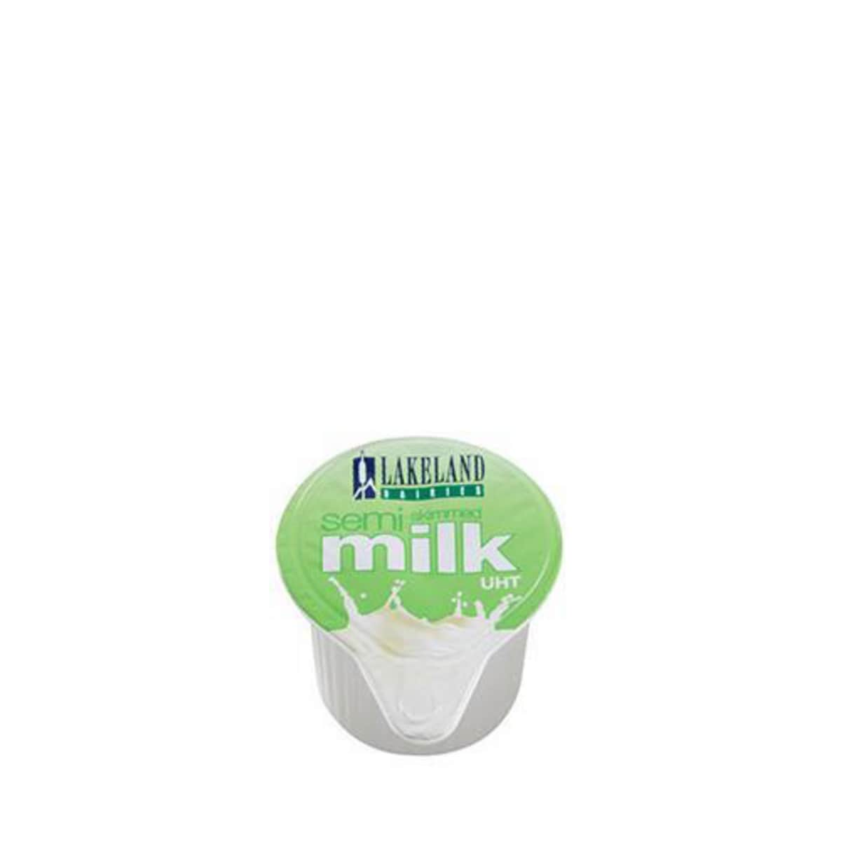 Lakeland Dairies Semi Skimmed Milk Pots - Pack of 120 1