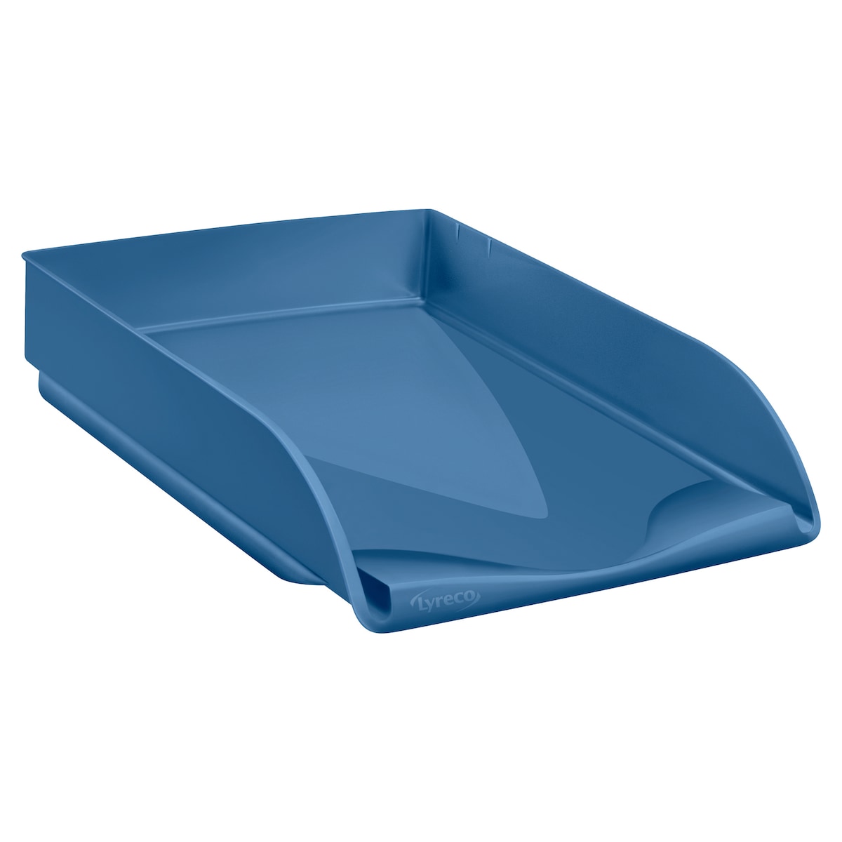 Lyreco Letter Tray Blue Grey 1