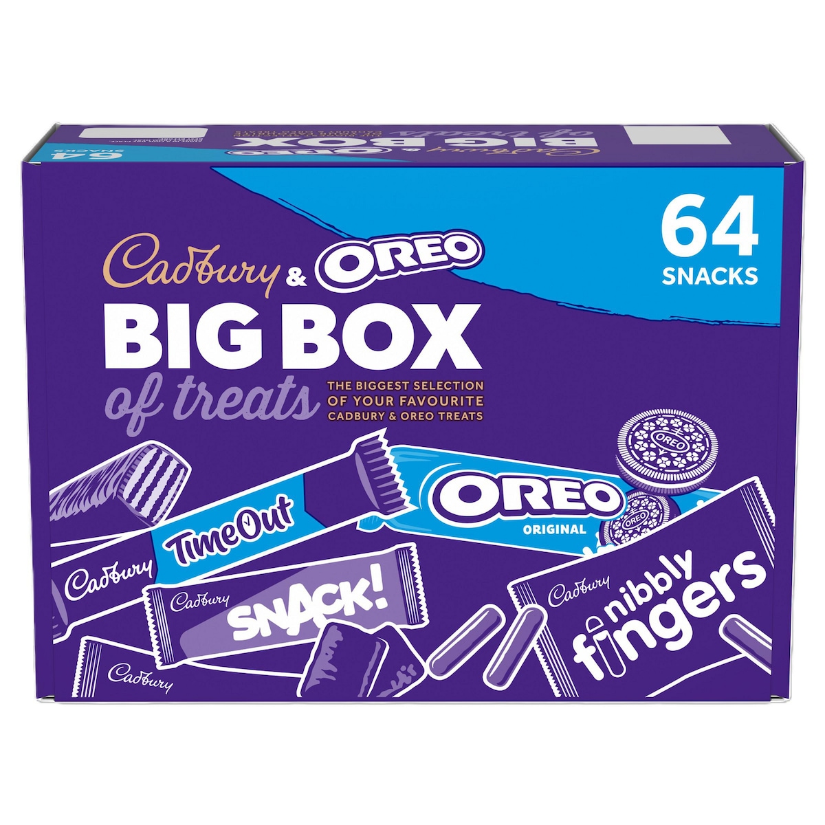 Cadbury & Oreo Big Box of Treats Biscuit Selection Box - Pack of 64 1