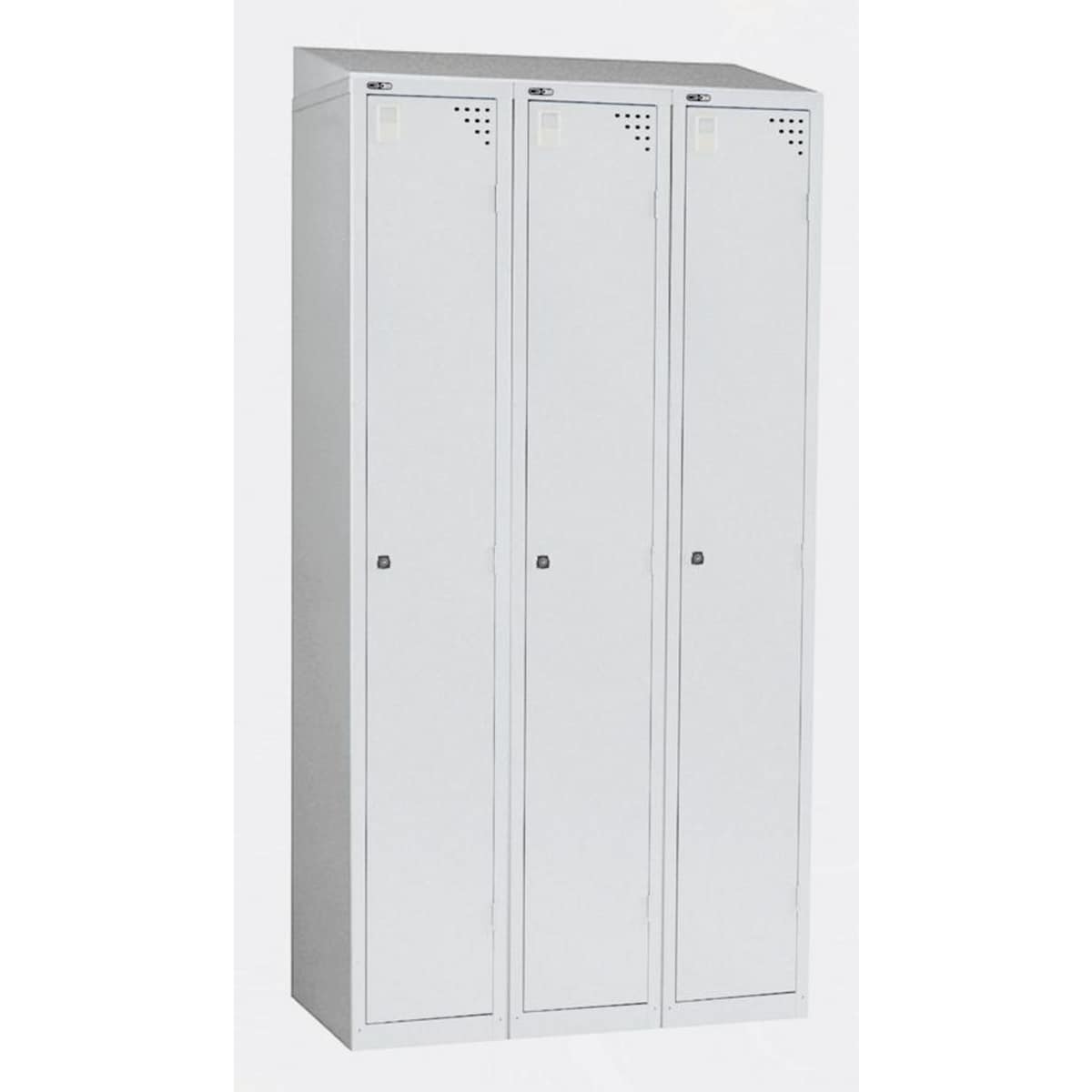 Tripler Sloping Top Locker Grey 1