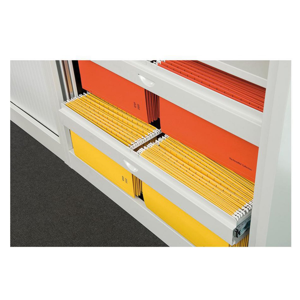 Roll Out Filing Frame Grey 1