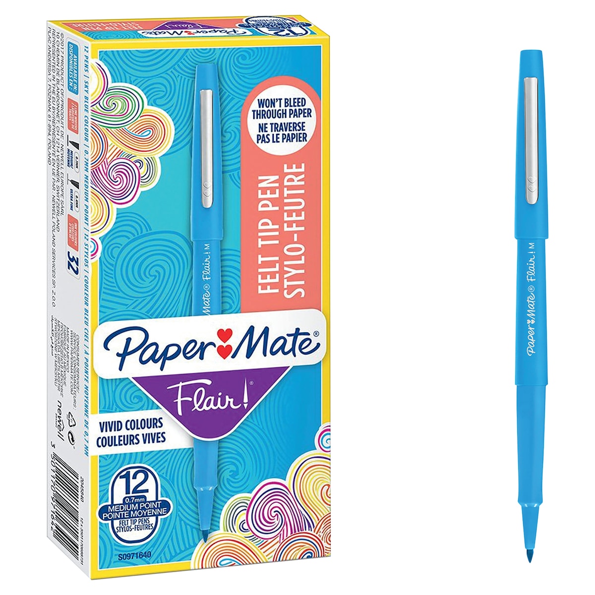 Papermate Flair Fineliner Turquoise 1