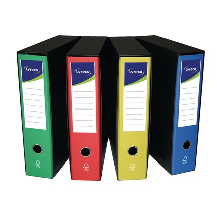 Raccoglitori Europe Dorso 8 Cm Rosso - Confezione Da 6 Pezzi, Formato 29x34x80 Cm