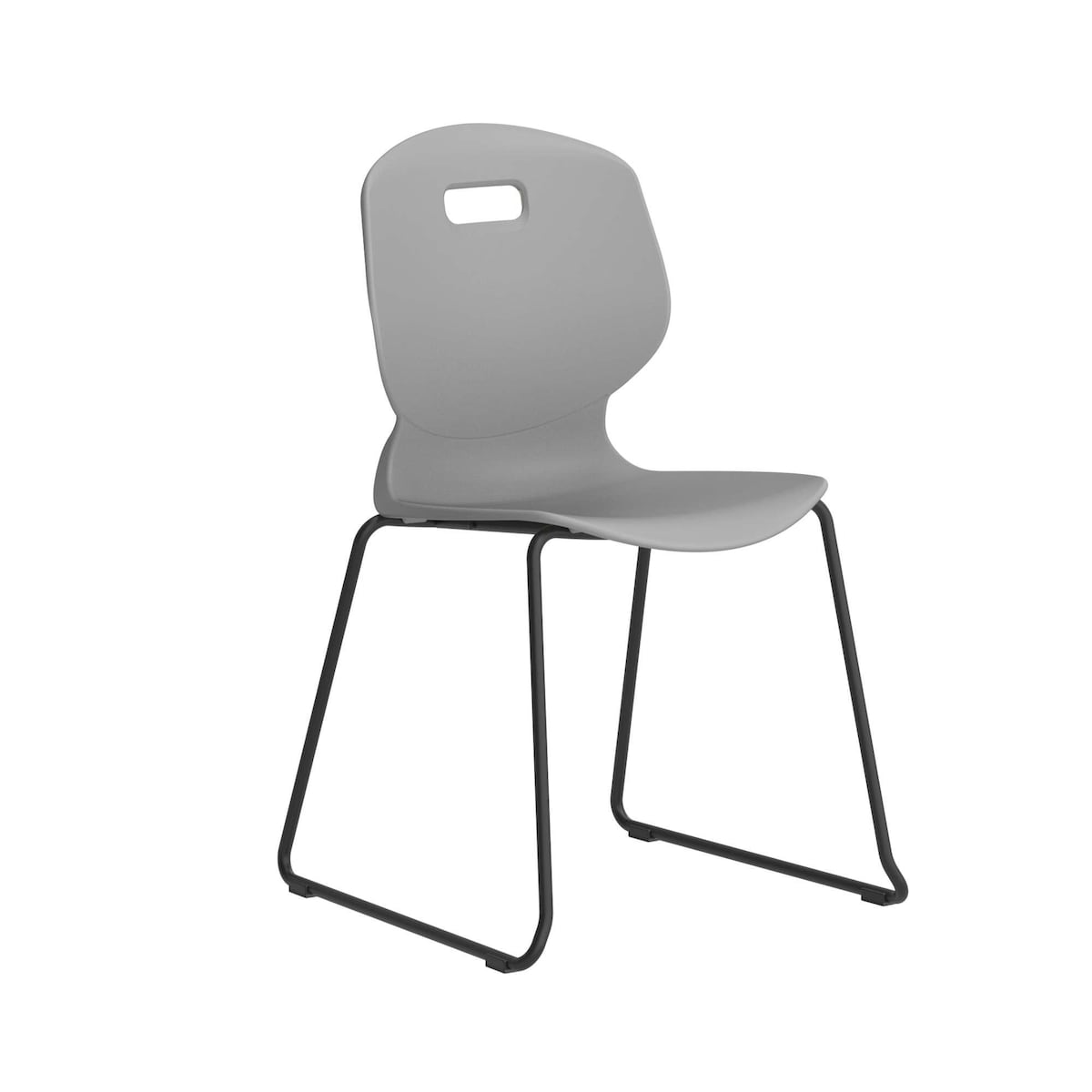 Arc Skid Chair Size 6 - Grey - Delivery Only 1