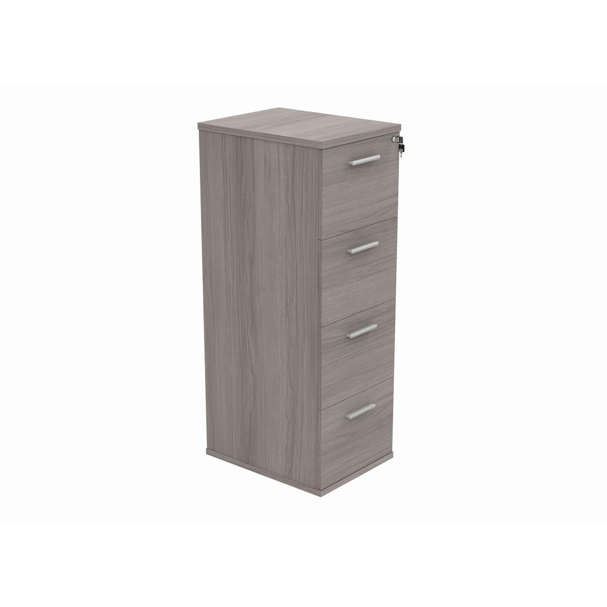FILING UNIT 4 DRAWERS ALASKAN GREY OAK 1