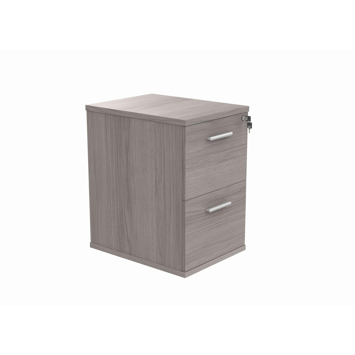 FILING UNIT 2 DRAWERS ALASKAN GREY OAK 1