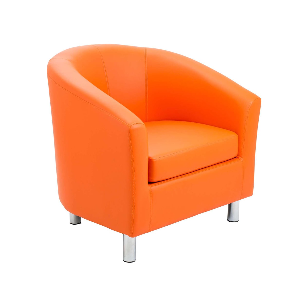 Cask Armchair - Orange - Delivery Only 1