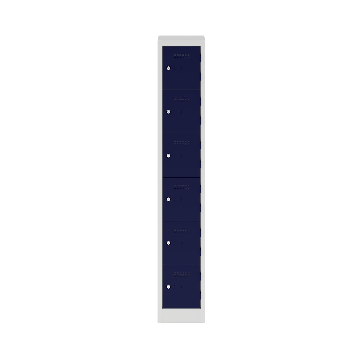 Bisley 6 Door Primary Locker - Blue - 1800x300x300mm 1