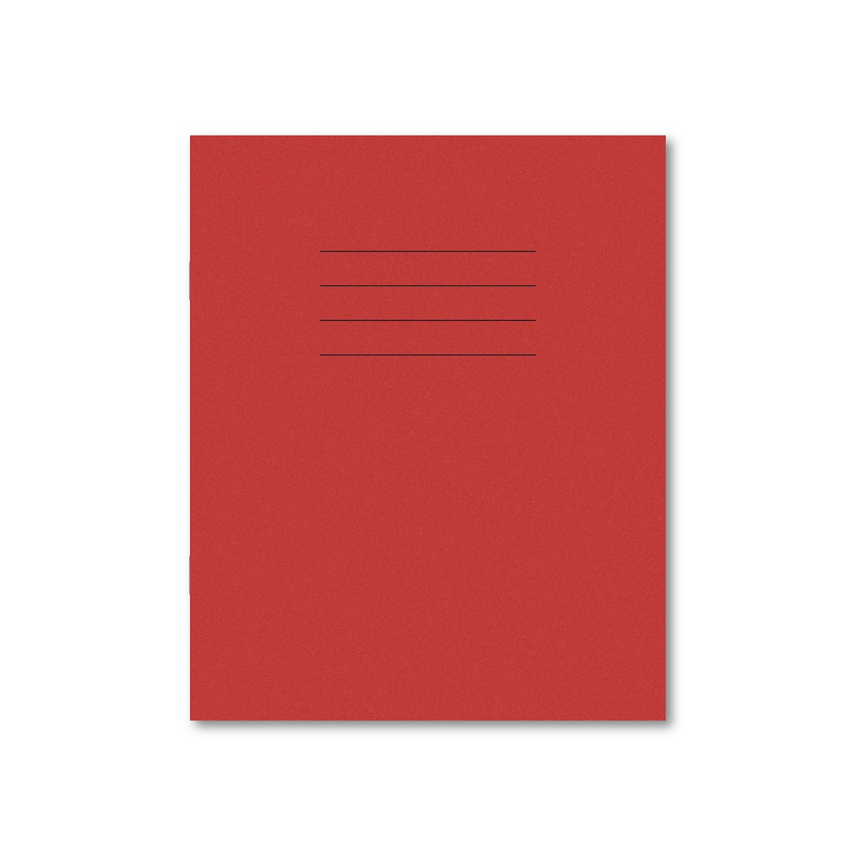 Exercise Book 12mm Ruled 48 Pages 203x165 Red -... | Lyreco