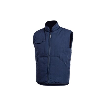 Gilet Matelassé REWARD Homme M Bleu/noir Logo Imprimé - Sport Décontracté